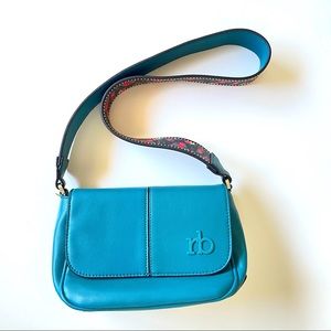 Rocco Barocco teal handbag